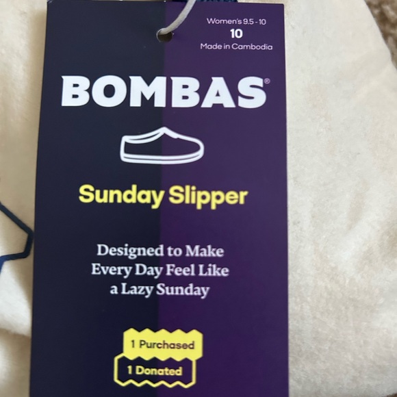 Bombas Sunday Slippers NWT size 10 - Picture 6 of 7